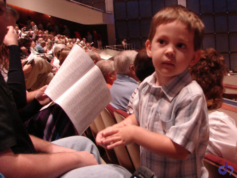 Aster at Mommy's Graduation