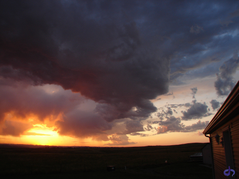 Sunset on Radar Hill.